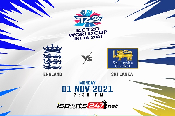 T20 World Cup 2021: Match 29,  England vs Sri Lanka